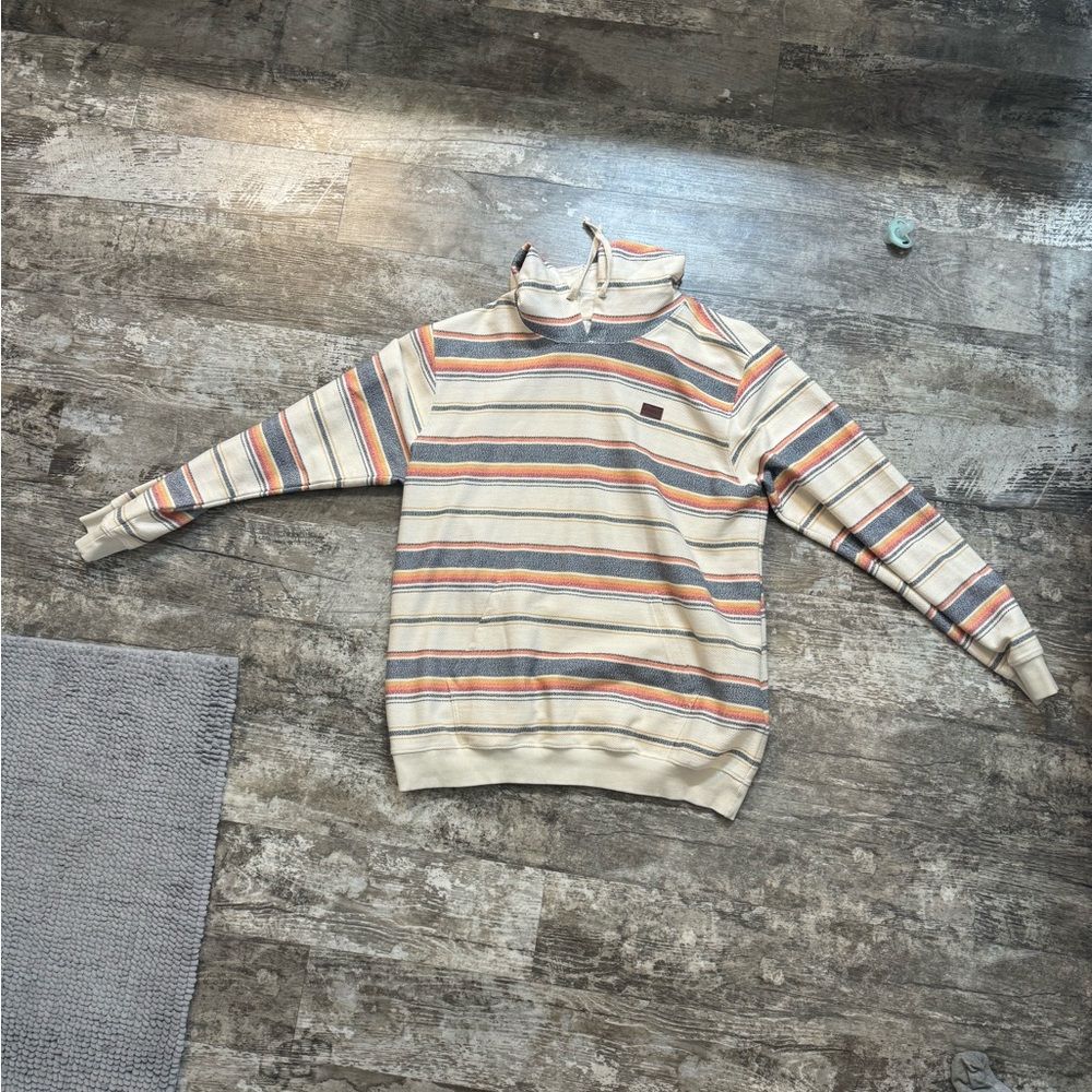 O’Neill BAVARO STRIPED PULLOVER FLEECE - XL - Cream